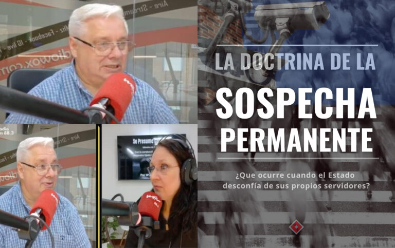 PRÓXIMO SÁBADO: Presentación del libro «La Doctrina de la Sospecha Permanente» en FM 88.3 Rosario