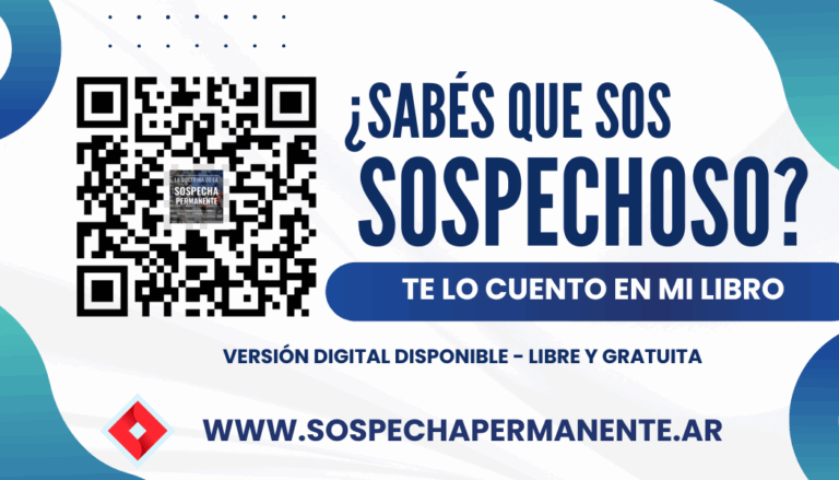 ¿Sabés que sos sospechoso?